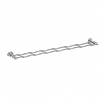 Otus Brushed Nickel Slimline SS Double Towel Rail 900mm Otus Brushed Nickel Slimline SS Double Towel Rail 900mm